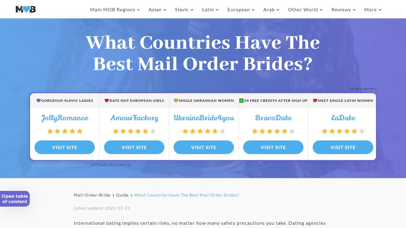 10 Best Countries To Find A Wife | Mail-Order-Bride.com
