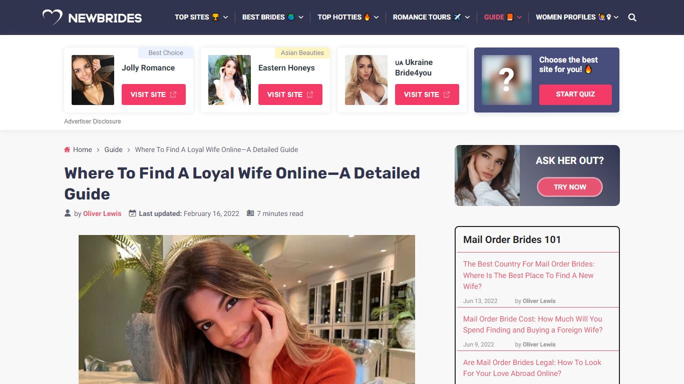 Best Countries To Find A Loyal Wife—Find A True And Faithful Spouse